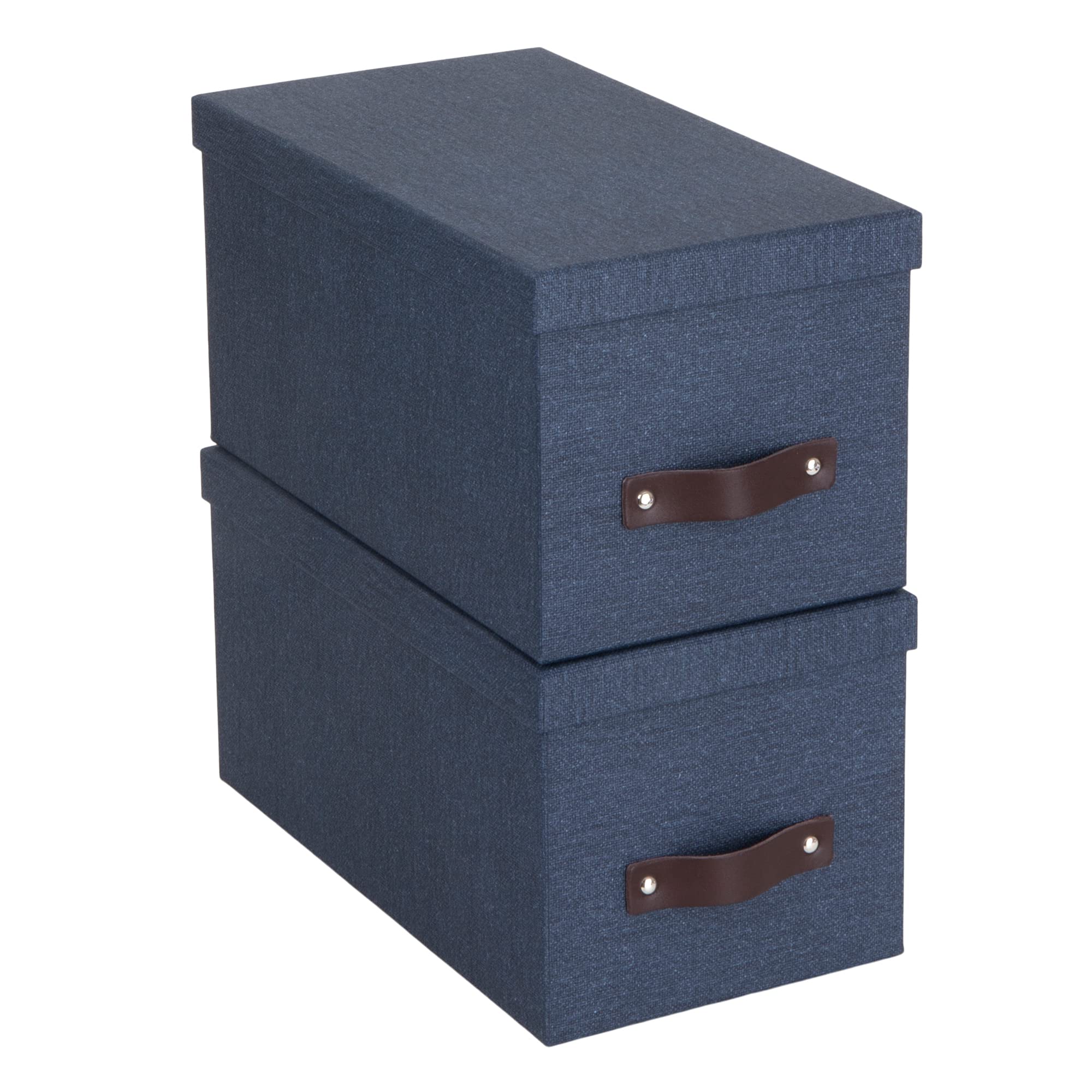 Amazon.com - Bigso Silvia Organizational Storage Box with Leather